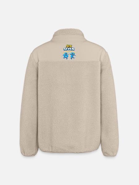 Nummer 67 Seks Syv - 6 7 Memes - Stanley/Stella unisex sherpajakke afslappet pasform - beige