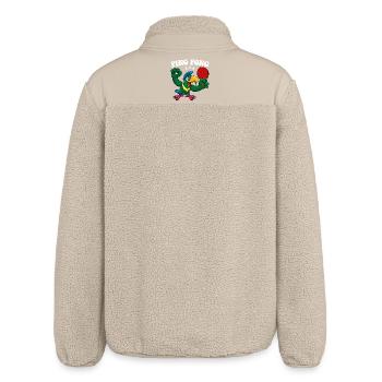 Ping Pong Champion Design Table Tennis und - Relaxed Fit Unisex Sherpajacke von Stanley/Stella - Beige - Hinten