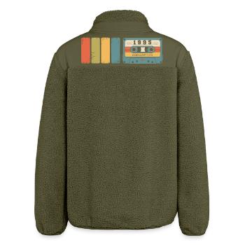 1995 Vintage Original 1995 Geburtstagsgeschenk - Relaxed Fit Unisex Sherpajacke von Stanley/Stella - Khaki - Hinten