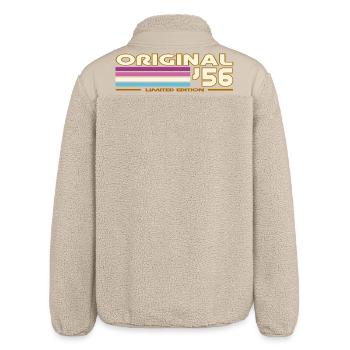 Original 56 Rayures Rétro - Veste sherpa unisexe coupe décontractée Stanley/Stella - beige - Dos