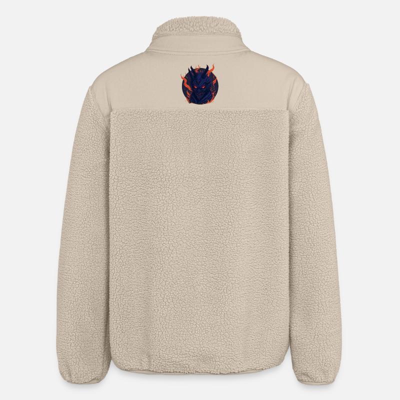 Lucifer - Veste sherpa unisexe coupe décontractée Stanley/Stella - beige