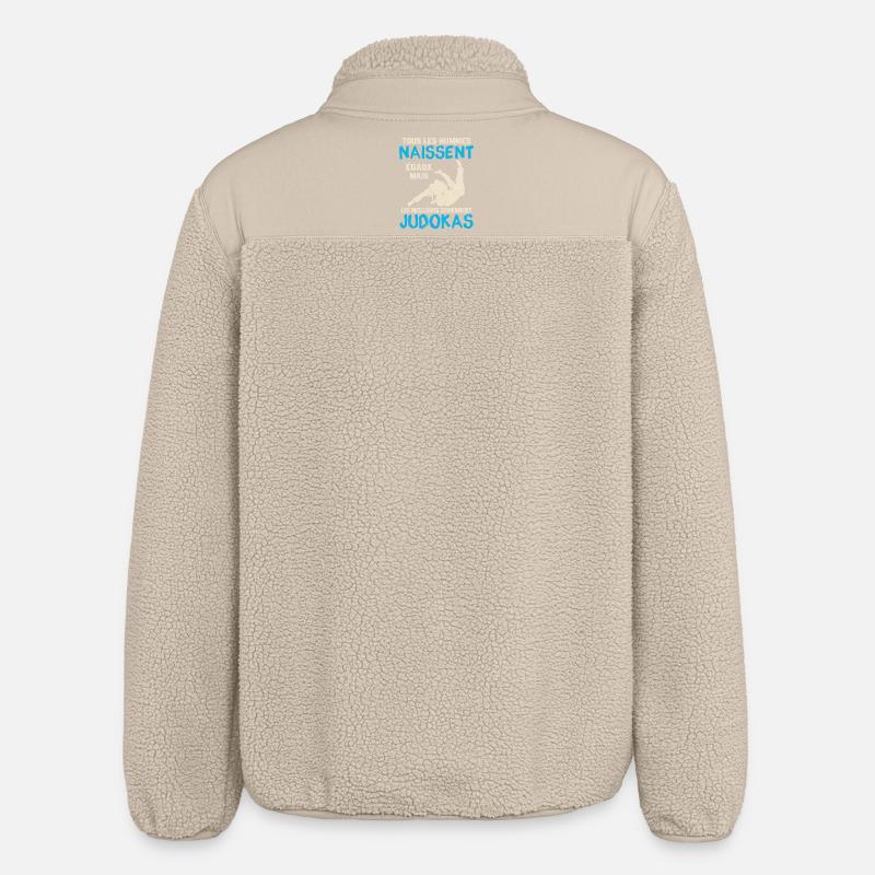 Judo Geschenk - Relaxed Fit Unisex Sherpajacke von Stanley/Stella - Beige