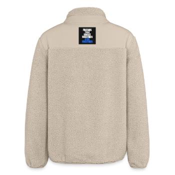 Des amis font de l'exercice ensemble - Veste sherpa unisexe coupe décontractée Stanley/Stella - beige - Dos