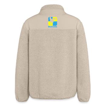 Breakdance - Relaxed Fit Unisex Sherpajacke von Stanley/Stella - Beige - Hinten