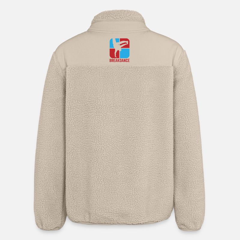 Breakdance - Veste sherpa unisexe coupe décontractée Stanley/Stella - beige