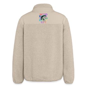 Hood Life Skull T-Shirt-Design. - Relaxed Fit Unisex Sherpajacke von Stanley/Stella - Beige - Hinten