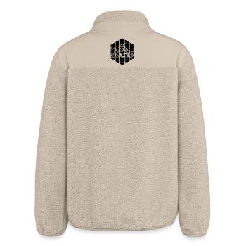 Billard cool - Veste sherpa unisexe coupe décontractée Stanley/Stella - beige - Dos