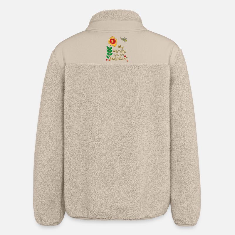 mon jardin est mon Valentin - Veste sherpa unisexe coupe décontractée Stanley/Stella - beige