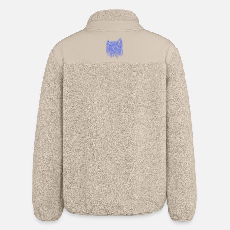 Blitze - Relaxed Fit Unisex Sherpajacke von Stanley/Stella - Beige