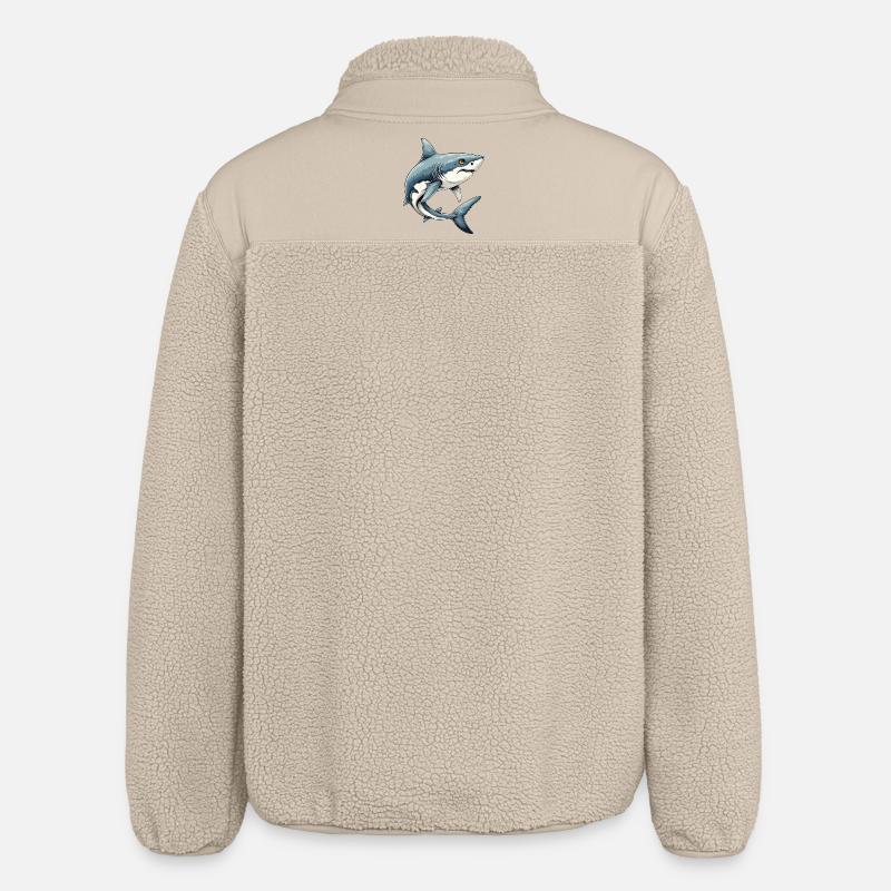 Hai - Relaxed Fit Unisex Sherpajacke von Stanley/Stella - Beige
