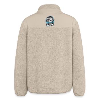 Drachenflieger Hängegleiter Luftsport Enthusiasten - Relaxed Fit Unisex Sherpajacke von Stanley/Stella - Beige - Hinten