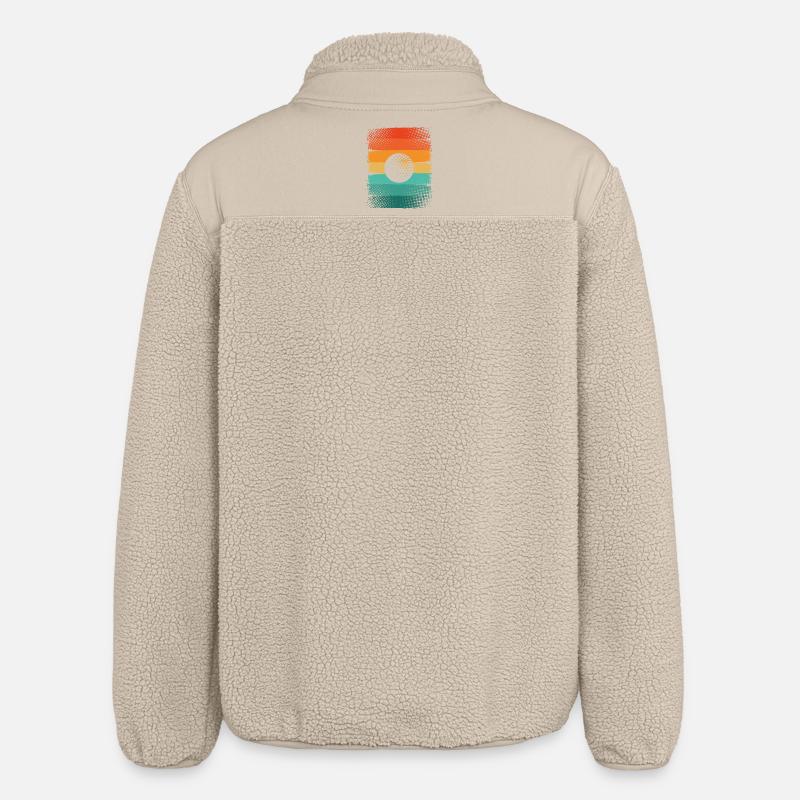 Balle de golf - Veste sherpa unisexe coupe décontractée Stanley/Stella - beige
