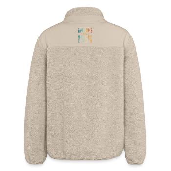 1954 Naissance Année de naissance - Veste sherpa unisexe coupe décontractée Stanley/Stella - beige - Dos
