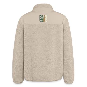 PAPI in Tarnung: Wohnmobil-Jagd und Angeln - Relaxed Fit Unisex Sherpajacke von Stanley/Stella - Beige - Hinten