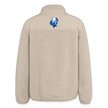Deer in the woods - Relaxed Fit Unisex Sherpa Jacket by Stanley/Stella - beige - Back
