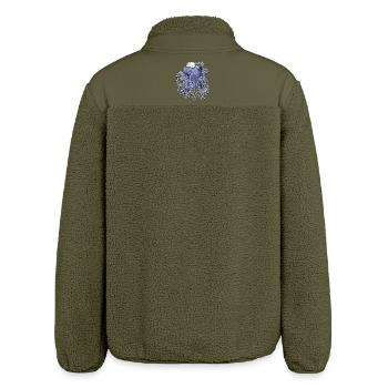 Krake Golf Golfschläger - Relaxed Fit Unisex Sherpajacke von Stanley/Stella - Khaki - Hinten