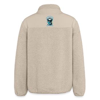 koalabär mit Schriftzug, Walkman und Sonnenbrille - Relaxed Fit Unisex Sherpajacke von Stanley/Stella - Beige - Hinten