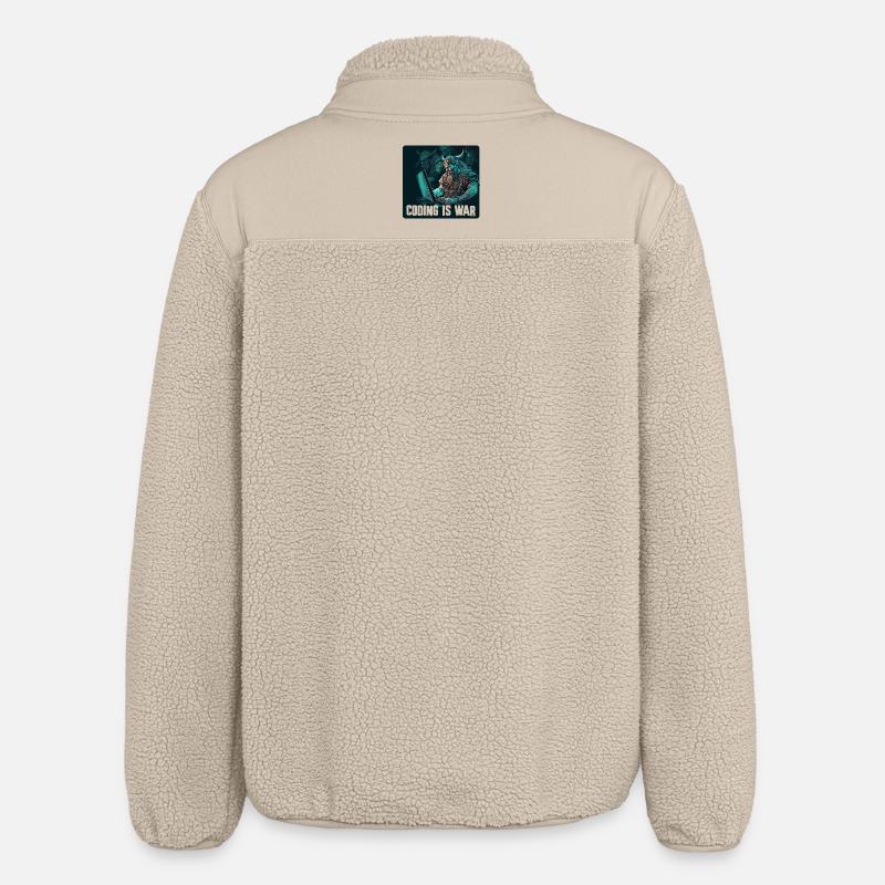 Programmation Vikings - Veste sherpa unisexe coupe décontractée Stanley/Stella - beige