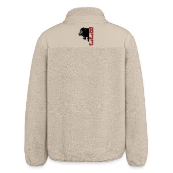 Jiu Jitsu brésilien Gorille tête BJJ cadeau - Veste sherpa unisexe coupe décontractée Stanley/Stella - beige - Dos