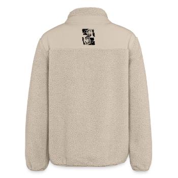 Waldhörner - Relaxed Fit Unisex Sherpajacke von Stanley/Stella - Beige - Hinten