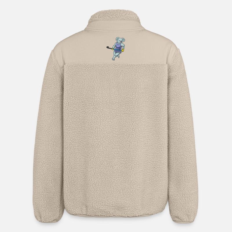 Bâton de hockey Koala - Veste sherpa unisexe coupe décontractée Stanley/Stella - beige
