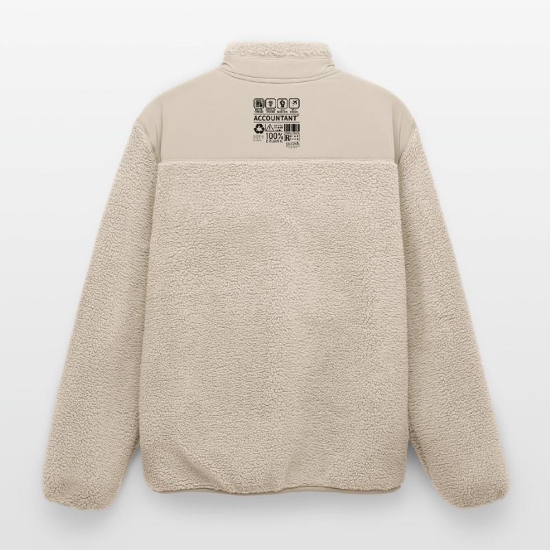 Accountant Multi Tasking Problem Solving Hard Work Relaxed Fit Unisex Sherpa Jacket by Stanley/Stella