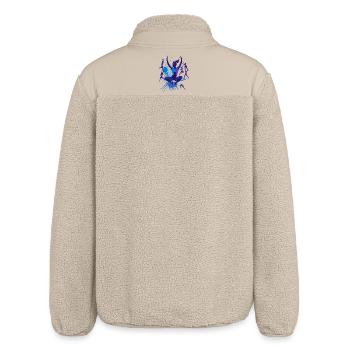 Gymnastics Gymnastics Acrobatics Artistic Gymnastics - Relaxed Fit Unisex Sherpa Jacket by Stanley/Stella - beige - Back