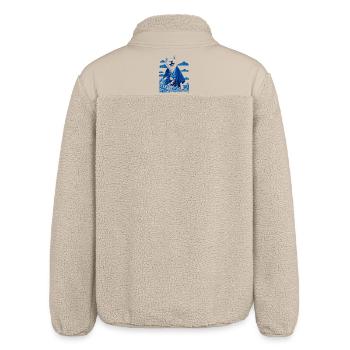 Shibu Kimono - Relaxed Fit Unisex Sherpa Jacket by Stanley/Stella - beige - Back