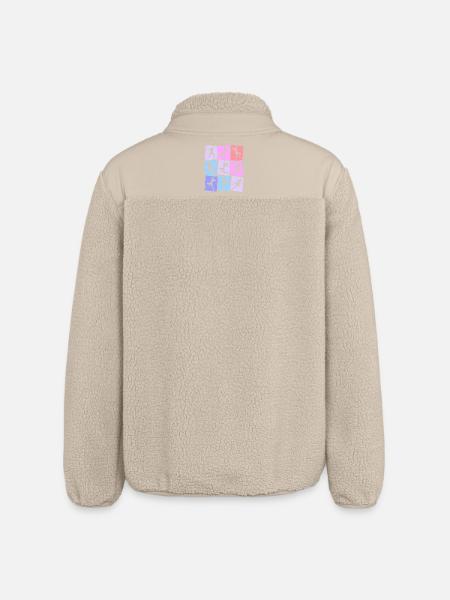 Klettern Berge Kletterer Bouldern Damen Mädchen - Relaxed Fit Unisex Sherpajacke von Stanley/Stella - Beige