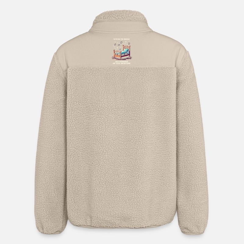 Stealth mode: after bedtime | Parents - Relaxed Fit Unisex Sherpa Jacket by Stanley/Stella - beige