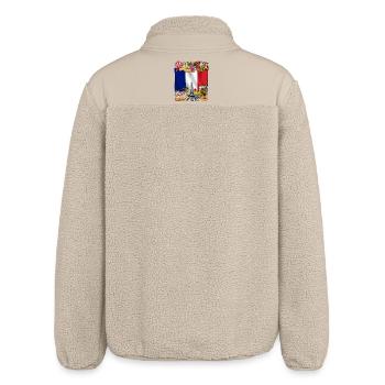 France - Veste sherpa unisexe coupe décontractée Stanley/Stella - beige - Dos