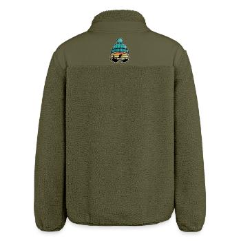 Apres Ski Party Crew Snow Skiing Ski - Relaxed Fit Unisex Sherpa Jacket by Stanley/Stella - khaki - Back