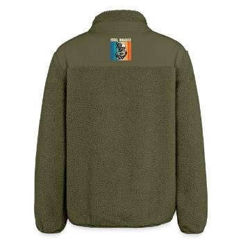 Vacances Mer Baltique Ile UMMANZ Souvenier Drôle - Veste sherpa unisexe coupe décontractée Stanley/Stella - kaki - Dos