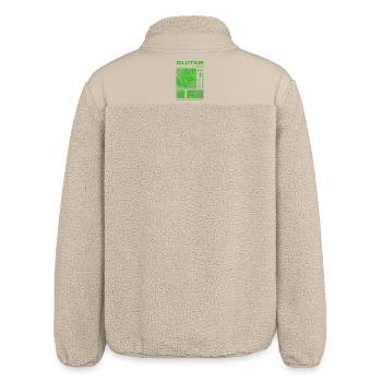 Guitar Player Rock Guitarist Streetwear Musician - Relaxed Fit Unisex Sherpa Jacket by Stanley/Stella - beige - Back