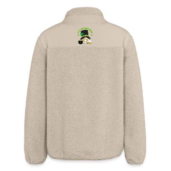 On va se faire t-shirt Leprechaun Shamrocked - Veste sherpa unisexe coupe décontractée Stanley/Stella - beige - Dos