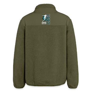 1997 Year of birth Birthday - Relaxed Fit Unisex Sherpa Jacket by Stanley/Stella - khaki - Back
