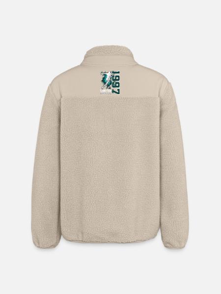 1997 Year of birth Birthday - Relaxed Fit Unisex Sherpa Jacket by Stanley/Stella - beige