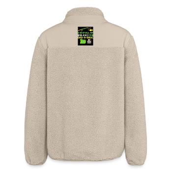 I Keep All My Dad Jokes In A Dad A Base Vaterwitze - Relaxed Fit Unisex Sherpajacke von Stanley/Stella - Beige - Hinten