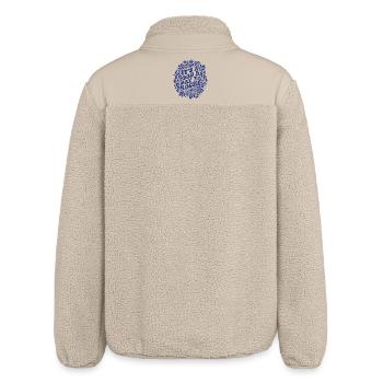 Es ist ein guter Tag, um lustige Häkelliebhaber zu häkeln - Relaxed Fit Unisex Sherpajacke von Stanley/Stella - Beige - Hinten
