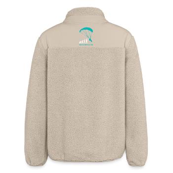 Paraglider GLEITSCHIRMFLIEGER LUSTIG - Relaxed Fit Unisex Sherpajacke von Stanley/Stella - Beige - Hinten