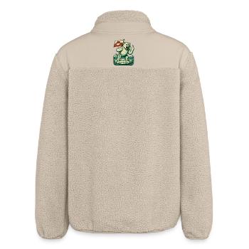 Hands Off Greenland Flag Arctic Polar Bear - Relaxed Fit Unisex Sherpajacke von Stanley/Stella - Beige - Hinten