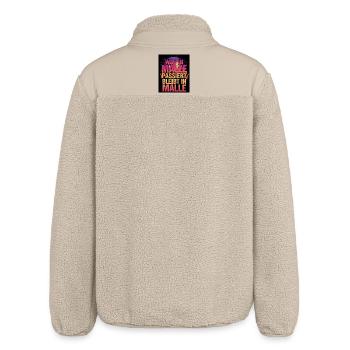 Malle Party - Relaxed Fit Unisex Sherpajacke von Stanley/Stella - Beige - Hinten