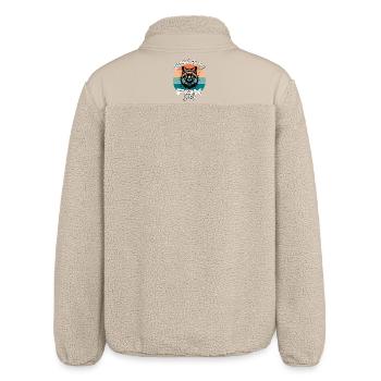 Rotfuchs Fuchs Fox - Relaxed Fit Unisex Sherpajacke von Stanley/Stella - Beige - Hinten
