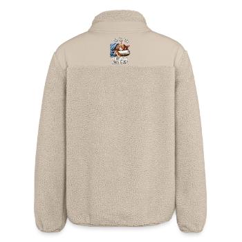 Bengalkatze Schlafshirt - Relaxed Fit Unisex Sherpajacke von Stanley/Stella - Beige - Hinten