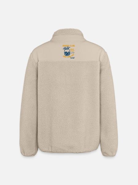 Sauerteigbrot Backteigclub Wildhefe - Relaxed Fit Unisex Sherpajacke von Stanley/Stella - Beige