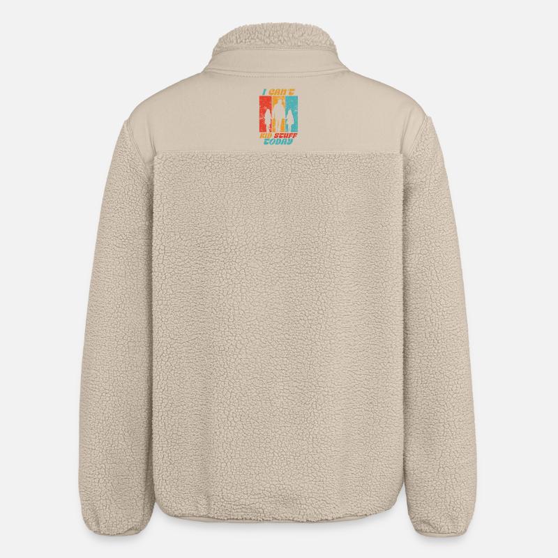 Père célibataire Père célibataire - Veste sherpa unisexe coupe décontractée Stanley/Stella - beige