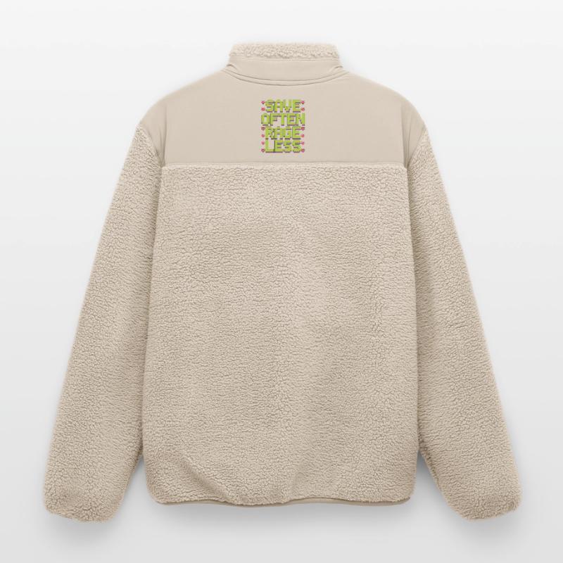 Game Developer Save Often Rage Less Web Developer Relaxed Fit Unisex Sherpajacke von Stanley/Stella