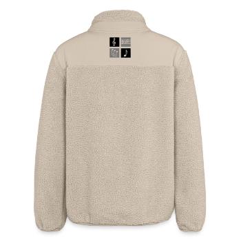 Noten und Schlüssel - Relaxed Fit Unisex Sherpajacke von Stanley/Stella - Beige - Hinten