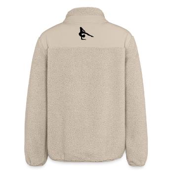 Gymnastik Mädchen - Relaxed Fit Unisex Sherpajacke von Stanley/Stella - Beige - Hinten