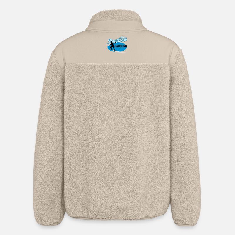 Stand Up Paddling - Relaxed Fit Unisex Sherpajacke von Stanley/Stella - Beige